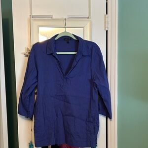 Eileen Fisher Purple Blouse S